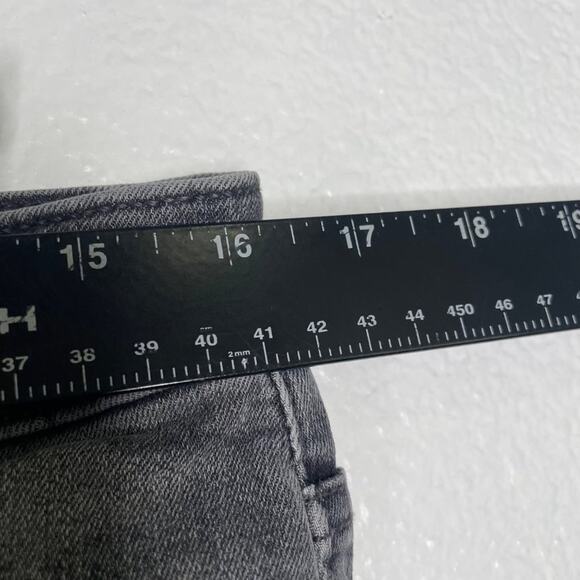 Universal Thread Womens Jeans Size 12 Gray Distressed High Rise Skinny Leg - Picture 7 of 16